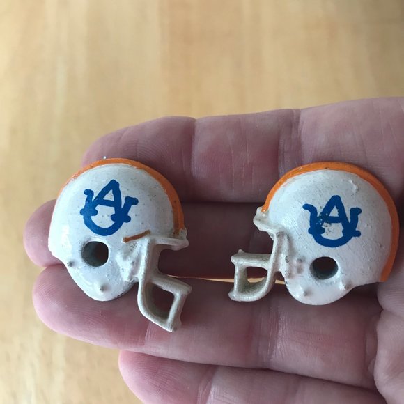 University of Auburn Earrings Handmade Helmet - Picture 1 of 8